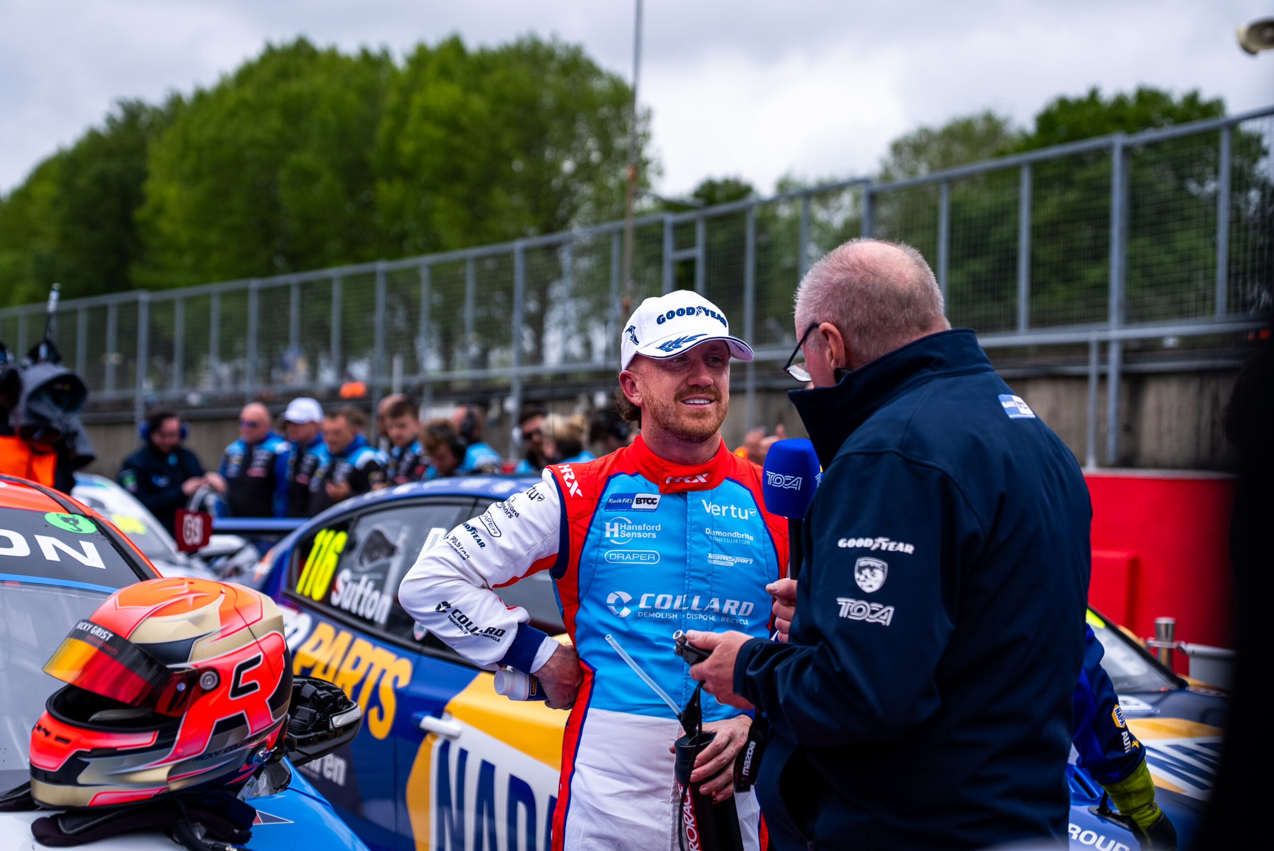 Marketing on page image 1 Ricky collard interview with BTCC post win
