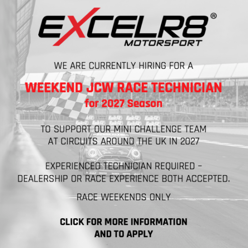MINI Job Advert Website - Race Technician - Oct 2026 MINI Job Advert Website - Race Technician - Oct 2026